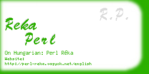 reka perl business card